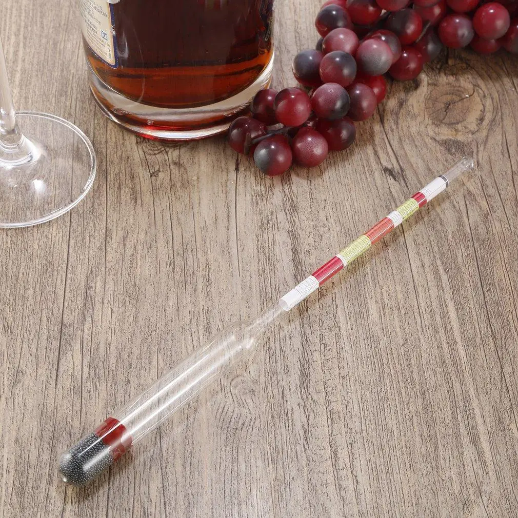 3 Scale Home brew Hydrometer Wine Beer Cider Alcohol Testing Making Tester BW 