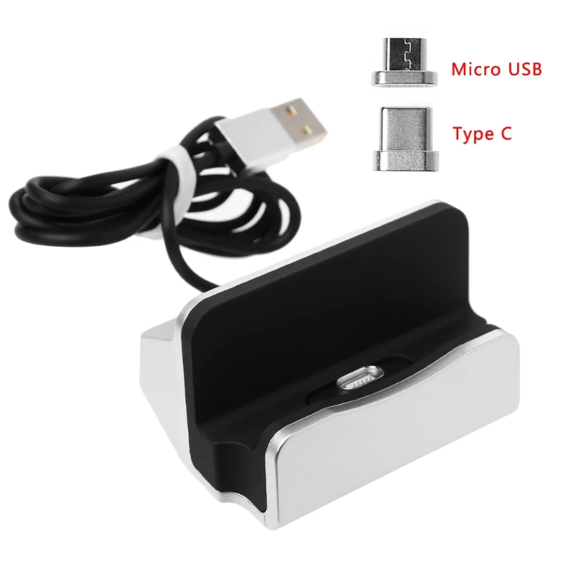 Магнитный разъем Micro usb type C зарядная станция Док-станция для телефона Android DXAC