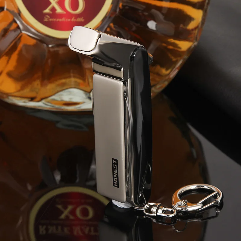 

Metal Two Nozzles Windproof 1300 C Torch Jet Turbo gas Lighter Butane Spray Gun Cigar Cigarettes Lighters Smoking Accessories