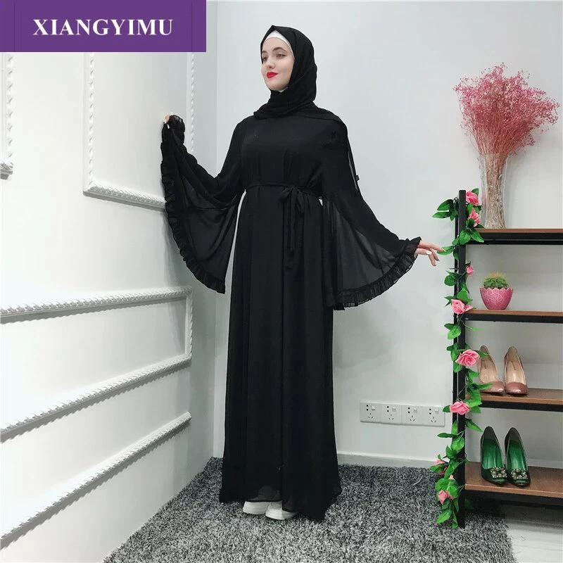 LR238-1 summer Dubai Muslim women long sleeve dresses