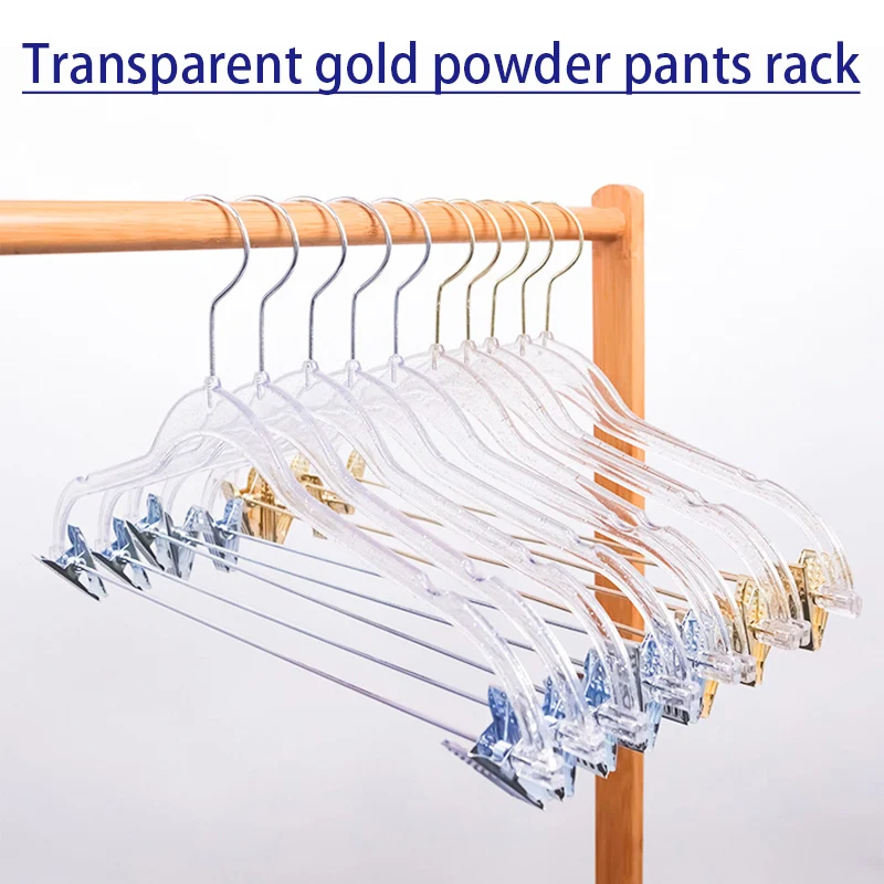Plastic Pants Hanger Space Saving Trouser & Skirt Hangers Super load
