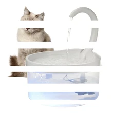 

NEW2022 NEW 2L Automatic Pet Water Fountain With Led Light USB Electric Cat Drinking Feeder Bowl Quiet Dog Drinker Pet Dispenser