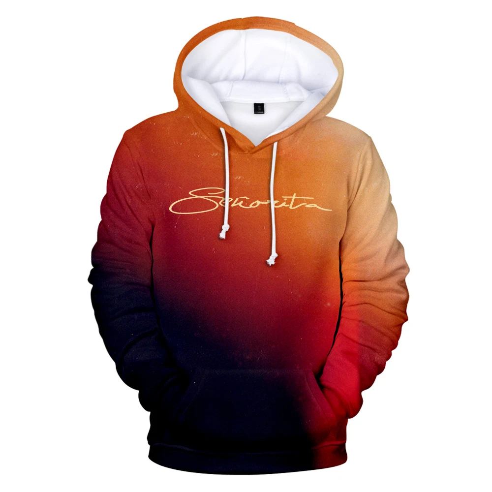 Senorita Camila Cabello и shawn mendes 3D Харадзюку толстовка с капюшоном 2019 Новый Для