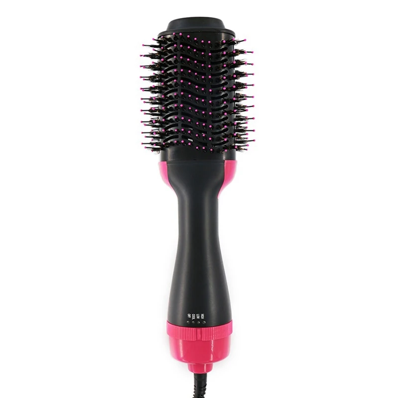 

2 in 1 Multifunctional Hair Dryer Volumizer Rotating Hot Hair Brush Curler Roller Rotate Styler Comb Styling Curling Flat Iron