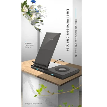 

Wireless Charger Stand Split Three-In-One netic Multifunction Fast Fast Charger for Mobile Phone Headset Smart Watch Wireless