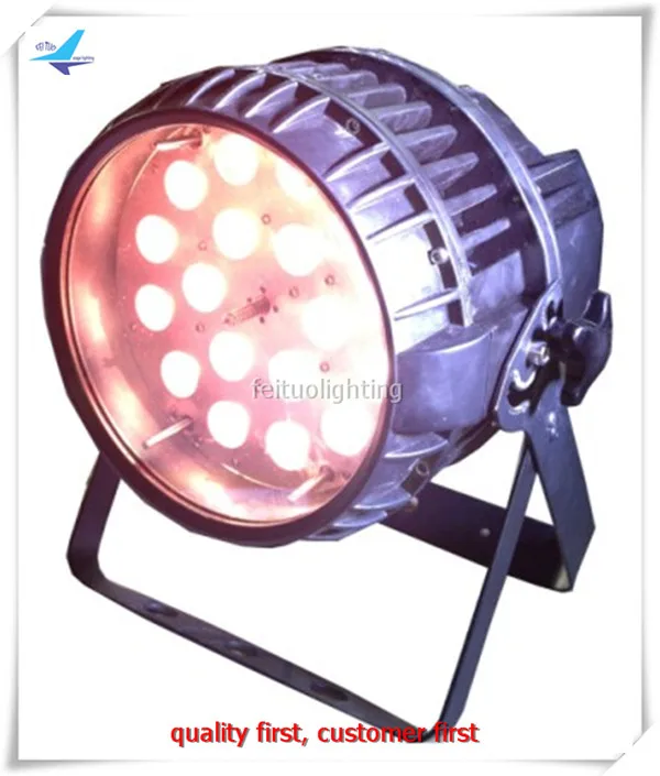 E-10lights DJ музыкальное оборудование протокол управления наружным освещением DMX Led Par 64 RGBWA 5в1 18x15 Вт Led Par Zoom IP65 сценическое освещение