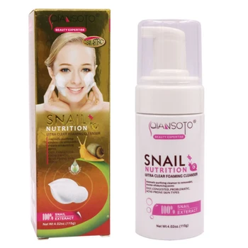 

Snail Repairing Foam Face Cleanser Natural Foam Oil Control Facial Wash Snail Repair Cleaner 115g QJ