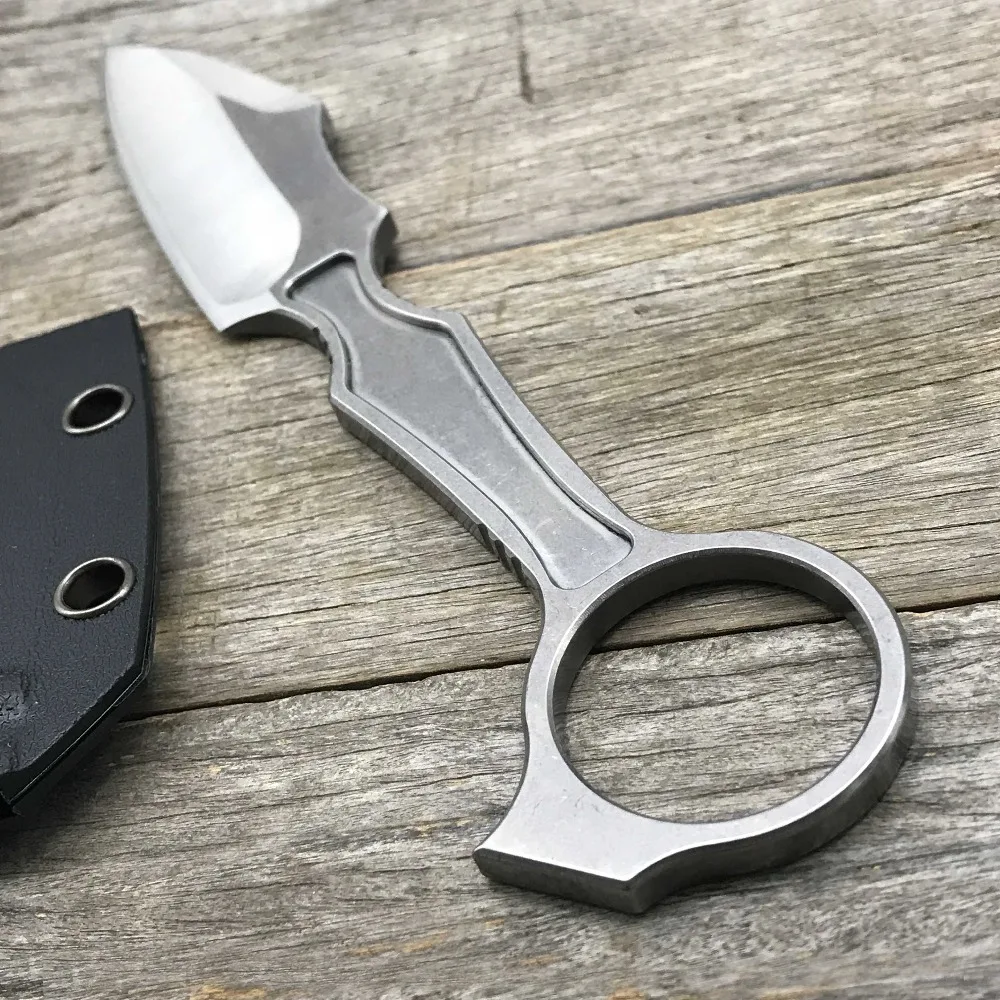 LDT GITFO DA нож с фиксированным лезвием тактические ножи керамбит D2 лезвие KYDEX походный охотничий нож Карманный прямой инструмент для повседневного использования