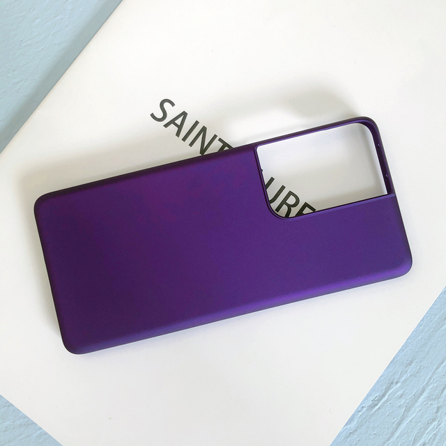 Samsung Galaxy S20 S21 Plus Note20 Ultra FE 5G Anti-fingerprint Ultra-thin Smooth Matte PC Case Hard Back Protective Cover