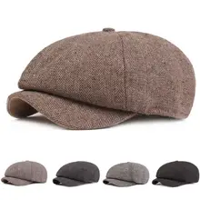 Newsboy Гэтсби, мужские береты, шапка, осень, новинка, винтажная, елочка, восьмиугольная шапка, Wo, мужская, повседневная, тыква, шляпа, гольф, плоский берет, шапки, подарки