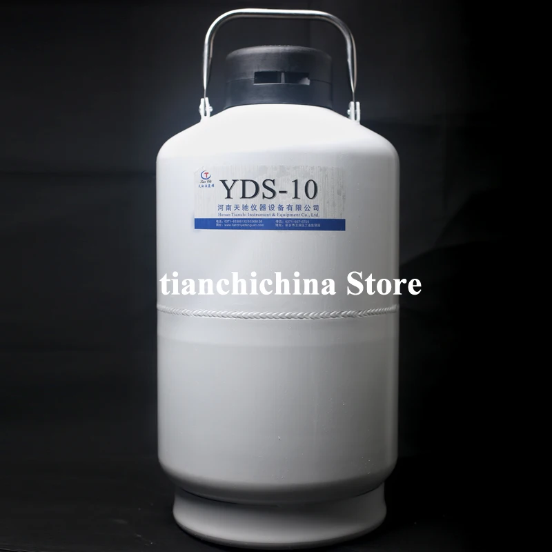 

10 Liter Liquid Nitrogen Container Small Capacity Cryogenic Containers For Nitrogen