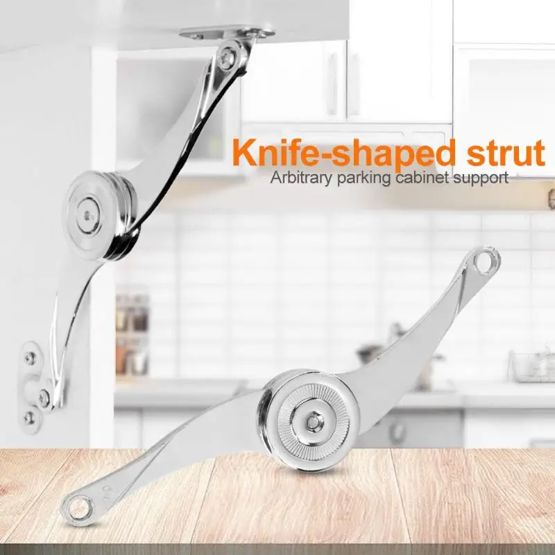 Randomly Stop Hinges Lightweight and Delicate Functional Diversity Kitchen Cabinet Door Adjustable Lift Up Flap Stay Support