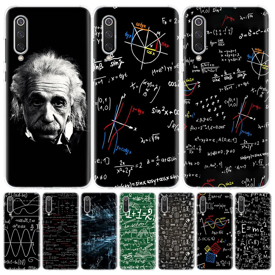 

Math Einstein ke formula Cover Phone Case for Xiaomi Redmi Note 8 8T 8A 8 7 7A 5 5A 6A 4X S2 K20 K30 MI 9 8 CC9 F1 Lite Pro Coqu