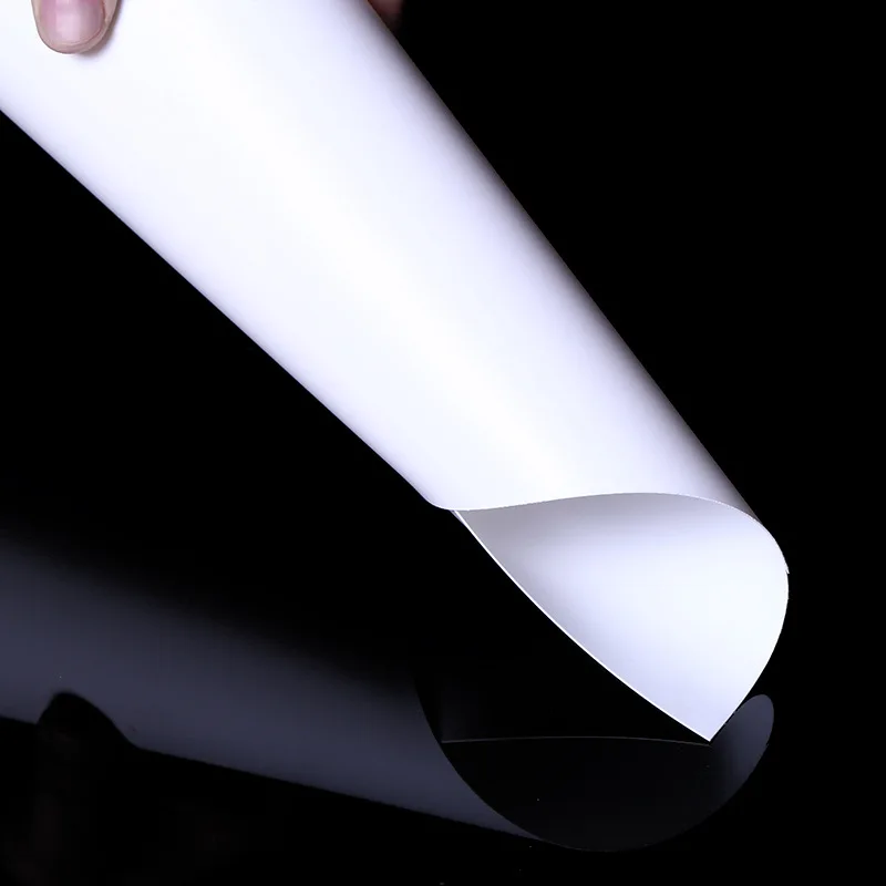 Manufacturers Wholesale Pp White Plastic Sheet Coil Pp Double Sand Plastic PCs Double-Sided Dull Polish Base Plate Film Customiz