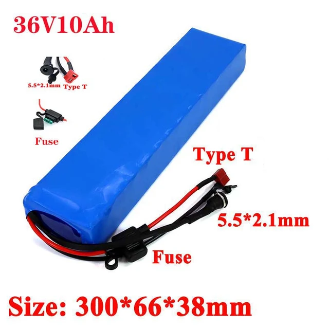 Batterie lithium-ion 36v 10ah 36v 10ah 500w, avec BMS 15a, pour véhicule en  fauteuil roulant, avec chargeur - AliExpress