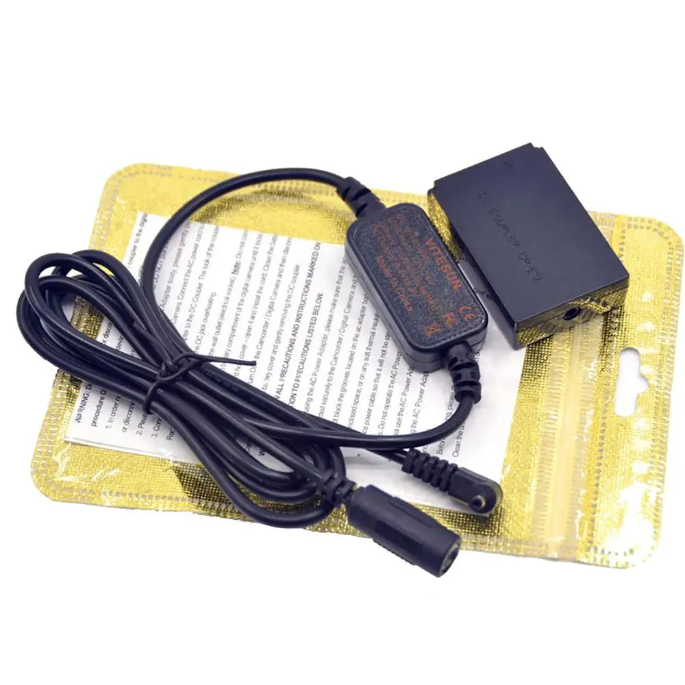 DR-E12 DC Coupler for Canon EOS M M2 M10 M50 M100 Camera /& Car Charger Kit