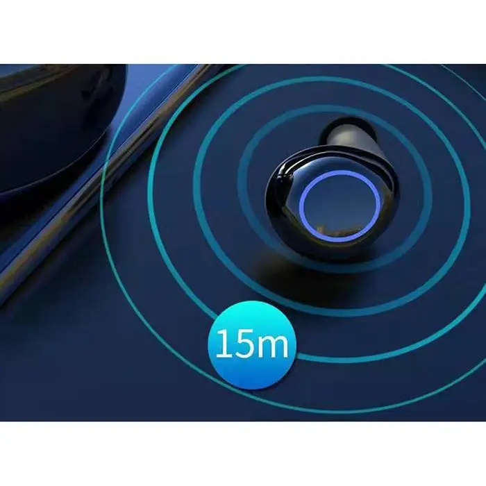 Беспроводной двусторонний Bluetooth наушник с закрытым 100,5g 4,5g на запястье 93+ 3 дБ чехол для хранения зарядки