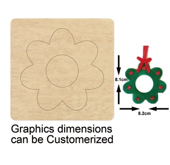 

flower earring wood cutting dies 2020 new die cut &wooden dies with black pad Suitable for common die cutting machines