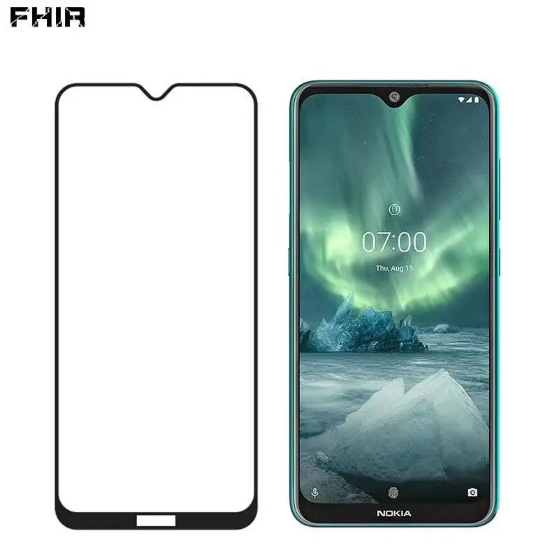 Для Nokia 7 2 6 4 3 полное покрытие из закаленного стекла для 5 8X3X5 1 Plus HD защитная пленка|