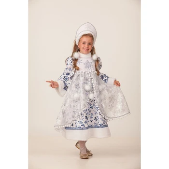 

Carnival costume "New Year's Snow Maiden", dress, headdress, r. 38, height 146 cm