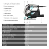 DEKO Jig Saw Variable Speed​Electric Saw with 1 Piece Blades, 2 Carbon Brushes, 1 Metal Ruler, 1 Allen Wrench Jigsaw Po ► Photo 3/5