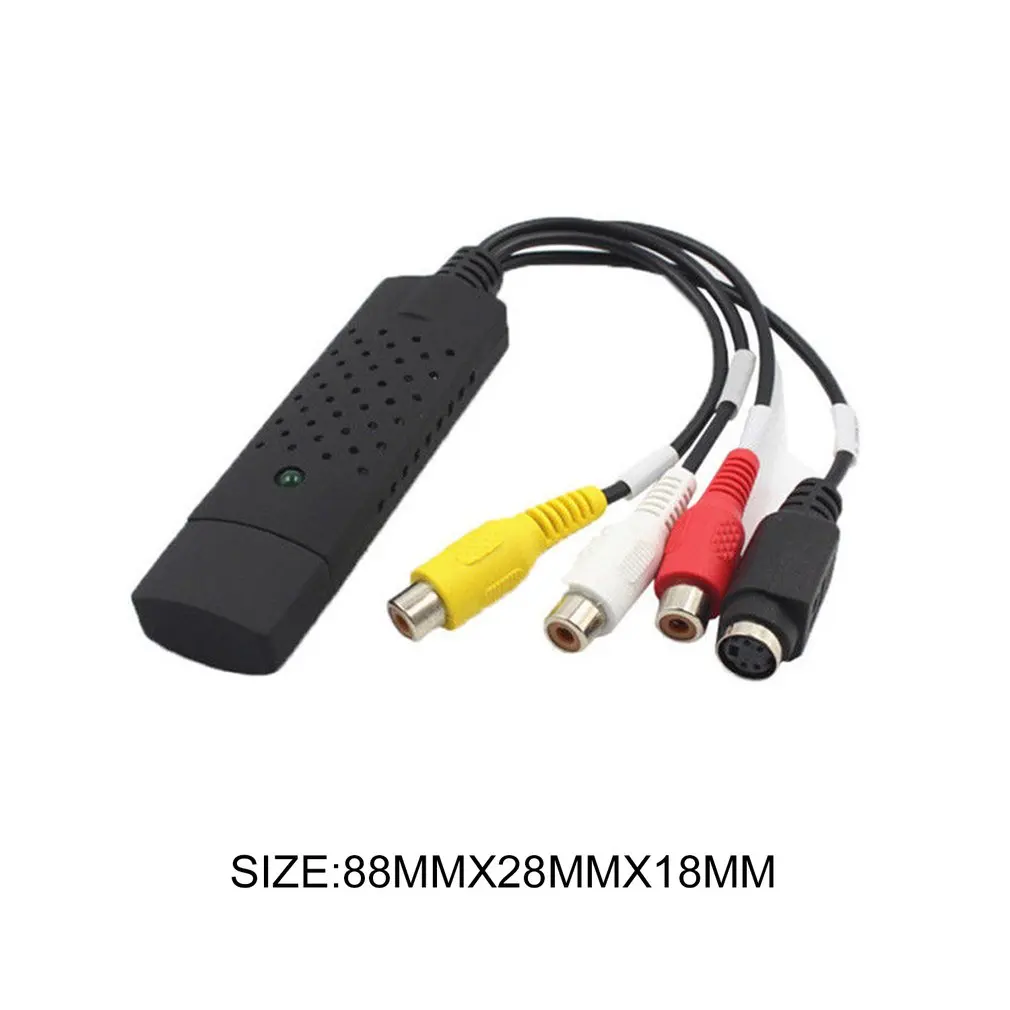 VHS в цифровой конвертер файлов Экспресс USB 2,0 в видео Захват аудио AV компьютер