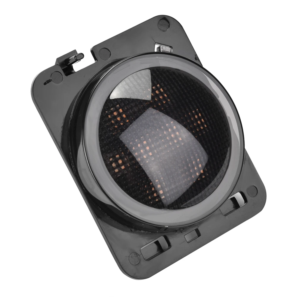 1 пара левый и правый низкая мощность DC 12 В 8 SMD СВЕТОДИОДНЫЙ крыло поворотник боковой габаритный светильник 2000 к подходит для Jeep Wrangler JK 2007