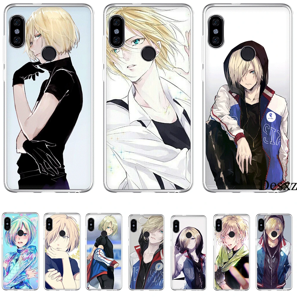 Mobile Phone Case For Xiaomi Redmi Note 7 8 8T 6 5 Pro 4 4X 5A Cover Protection E Yuri Plisetsky YURI On ICE | Мобильные телефоны и