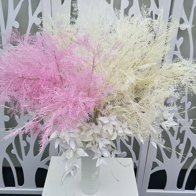 

Artificial Flower Rime Grass Misty Pine Fabric Simulation Flower Photo Prop Wedding Party Home Table Decor Accessories