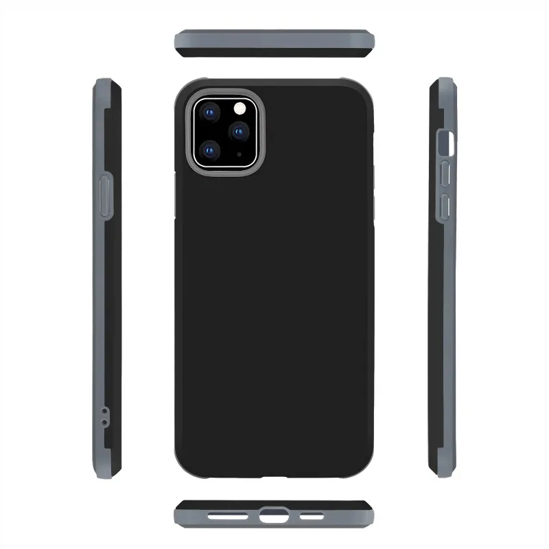 Чехлы для телефонов ярких цветов для iphone 11 Pro Max XR X XS Max 6 6S 7 8 Plus, милый простой однотонный Жесткий ПК+ Мягкий силиконовый чехол