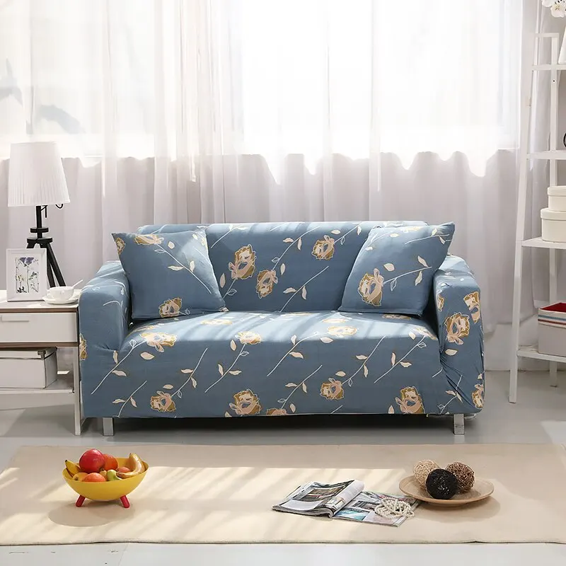 Принтованный Диван Охватывает Протектор мебели полиэстер Loveseat крышка M l XL XXL XXXL XXXXL Arm накидки на стулья для Гостиная 1/2/3/4-seater