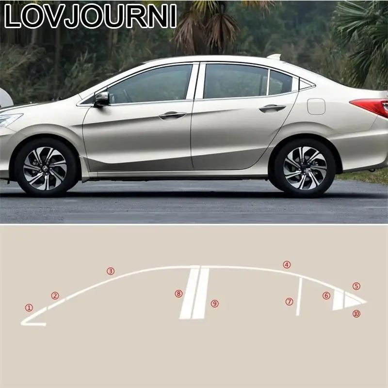 

Body Door Exterior Automobile Auto Decorative Modification Car Styling Trim Bright Sequins 13 14 15 16 17 18 FOR Honda Crider