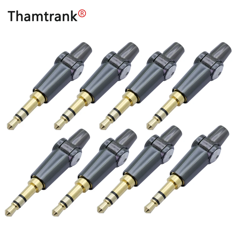 100PCS High Quality Jack 3 5mm 3Pole Stereo Deformable Straight Curved Plug 3 5MM Angle Audio Connector For DIY Headphone