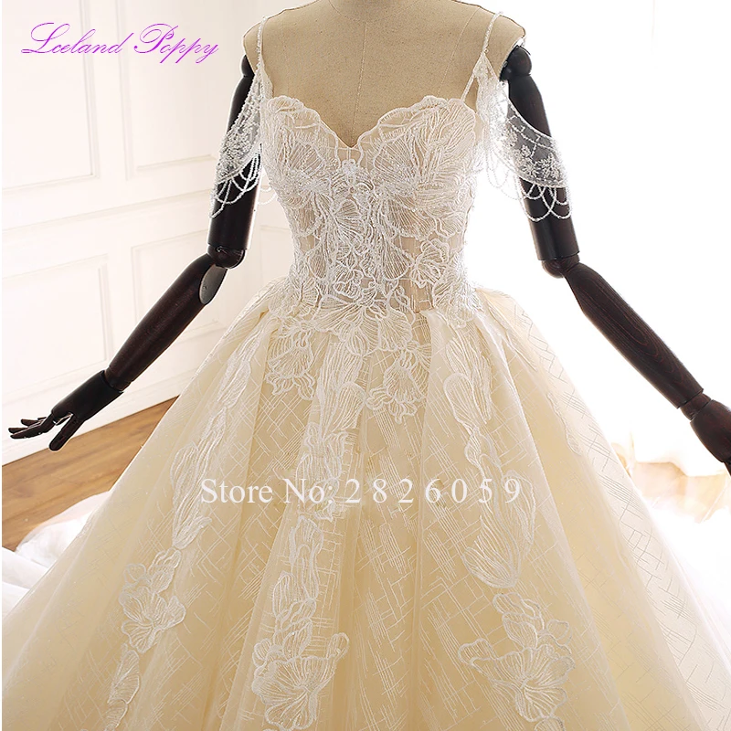 Кружевное свадебное платье трапеция с вырезом лодочкой без рукавов|Свадебные