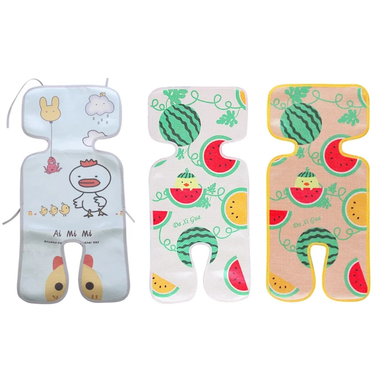 Hilittlekids Матрасик в коляску, Летние красивые детские кресла из ротанга для детских колясок, детские складные дышащие подушки