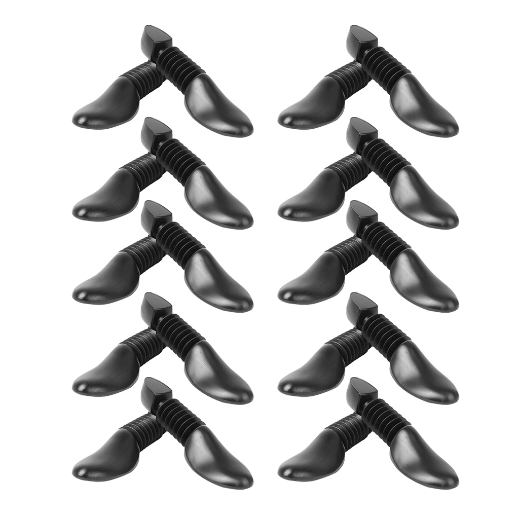 20pcs Multiple Size Plastic Spring Shoe Stretcher Tree Shaper Keeper 10Pairs