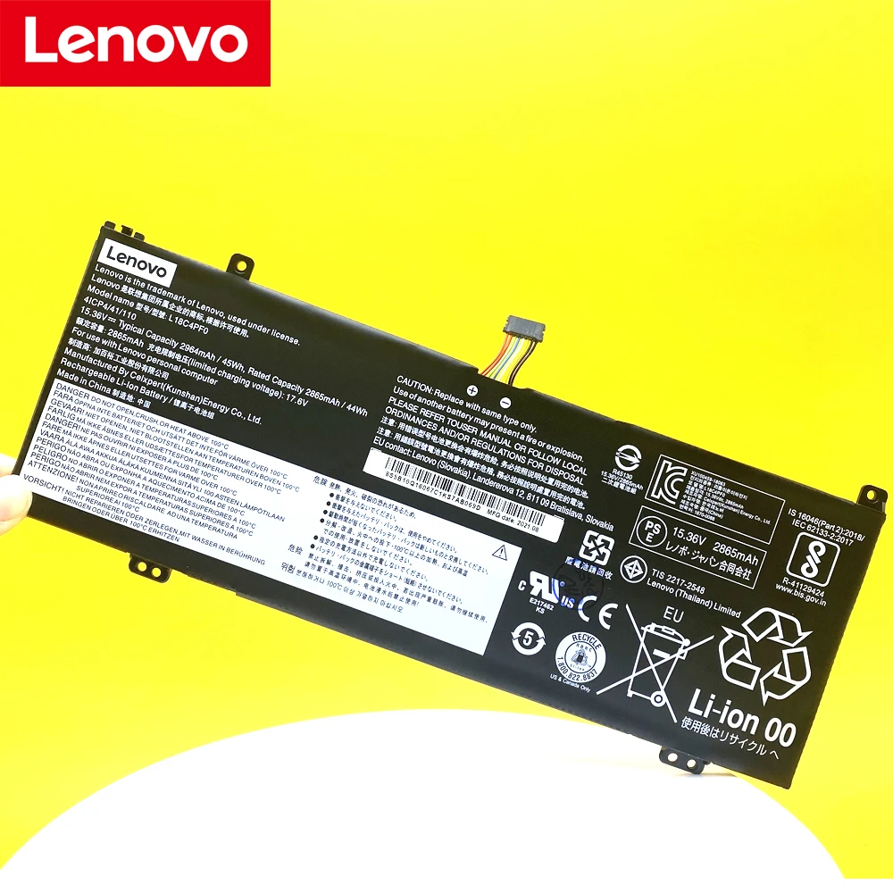 Bateria Original Nova do Portátil para Lenovo Thinkbook 14s-iwl V540s Pro13 14iwl S540-14-iwl L18c4pf0 L18m4pf0 L18d4pf0 - Imagem 4