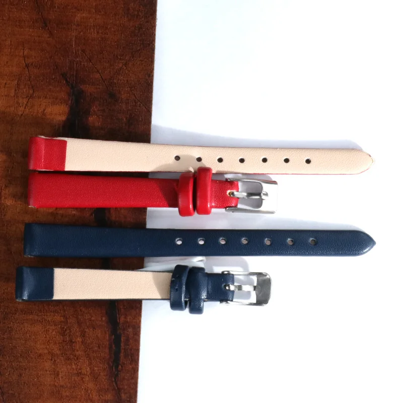 Premium Genuine Leather Watch Strap - Soft Wrist Band Variety (Multiple Sizes Available)