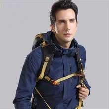 New winter men Outdoor Camping Hiking Jacket 2 Pcs 9 Colors Size M - 4XL High Quality Clothes Outdoor windbreaker Windproof coat