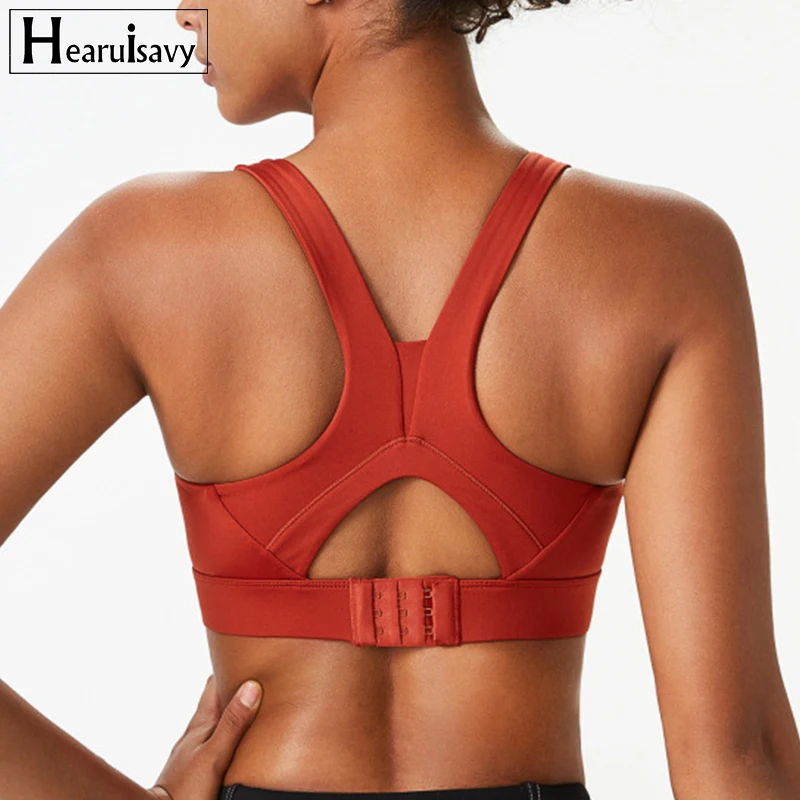 Breasted Fitness Yoga Bra Seamless Shockproof Gather Running Workout Top Breathable Adjustable Women's Gym Wear T-Shirts | Спорт и