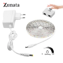 12V Hand Sweep/Touch Schalter Sensor LED Streifen Licht SMD2835 60 LEDs/M Flexible LED Band mit EU/Us-stecker für Unter Schrank Schrank