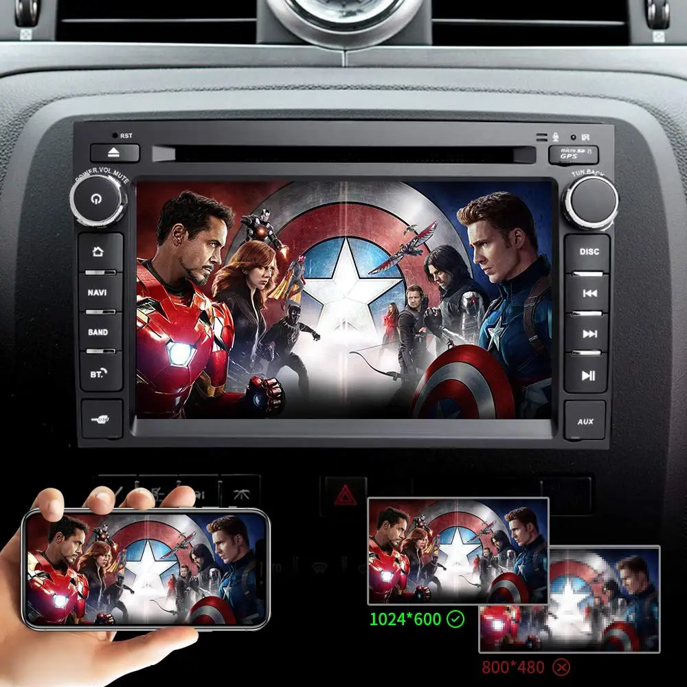 Автомобильный стерео радио " HD сенсорный экран Dash навигация Android 9,0 двойной Din DVD плеер Bluetooth с камерой заднего вида