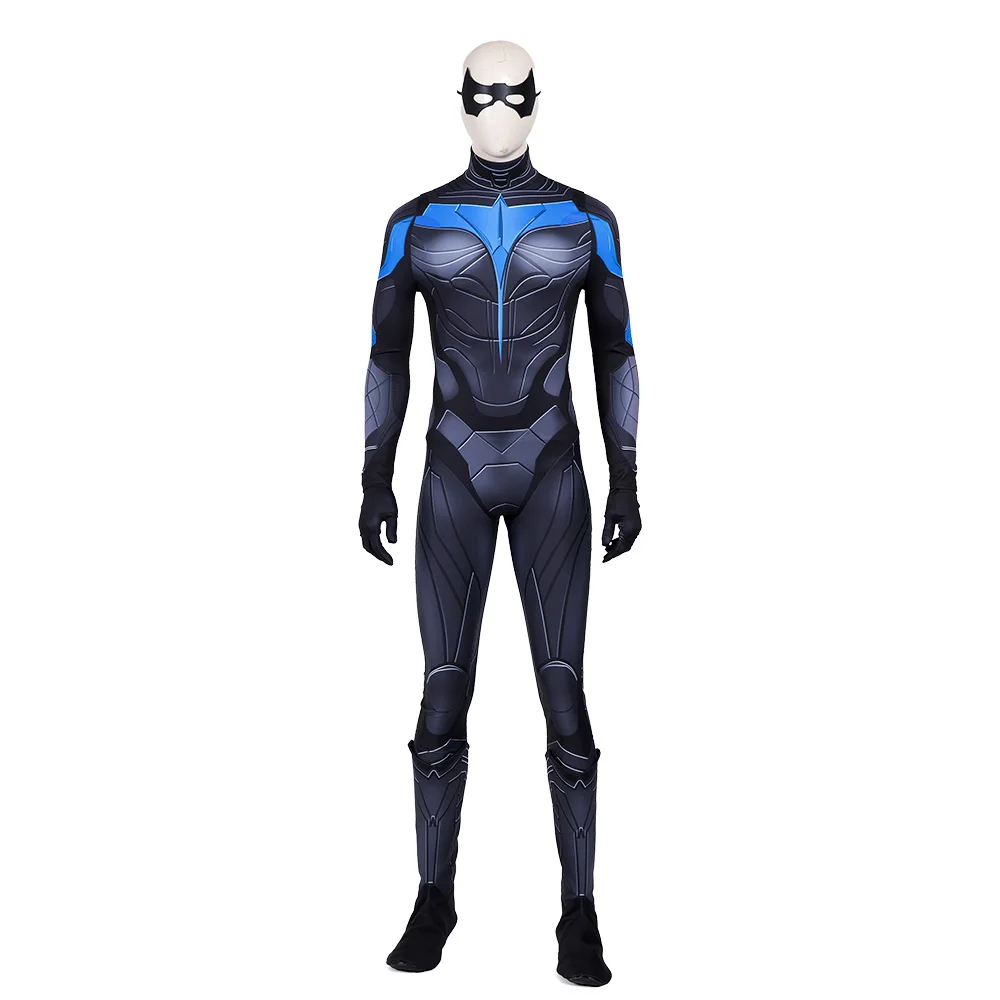 2020 Титаны Диком Грейсоном костюм Nightwing боди Броня костюма Для мужчин наряд на