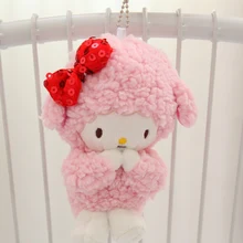 15 см ins милый мультфильм my melody Cinnamoroll пудинг собака мини мягкий плюшевый брелок-подвеска мягкие животные Kawaii сумка брелок игрушки