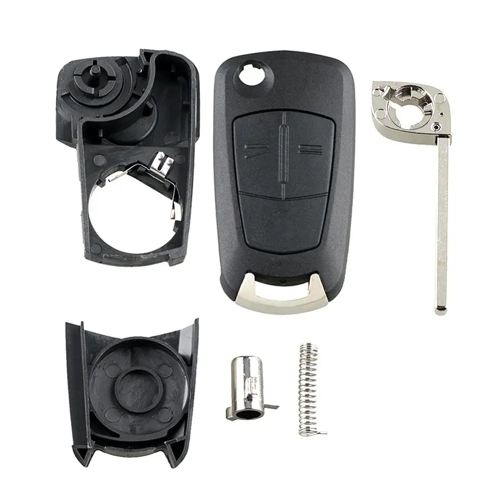 2 бутоны Складной флип дистанционный ключ корпус Fob для Vauxhall/Opel/Astra H/Corsa D/Vectra C/Zafira