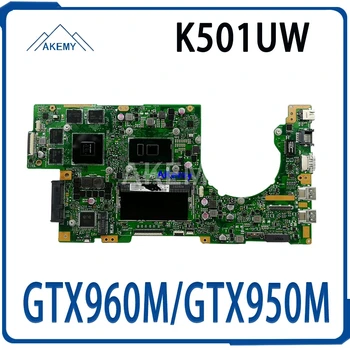 شراءK501UW اللوحة لابتوب For Asus K501UXM K501UQ K501U اللوحة الأصلية DDR4 8G-RAM I7-6500U GTX960M/GTX950M