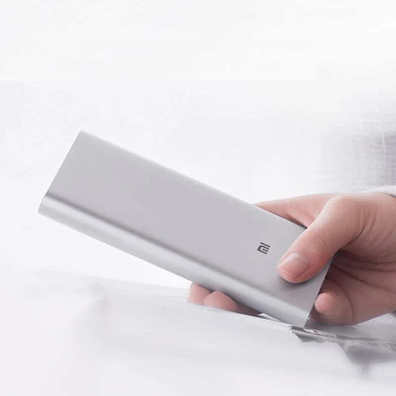 Внешний аккумулятор mi Xiaomi 10000 мАч 3 внешний QC3.0 зарядка с двумя USB портами 18 Вт