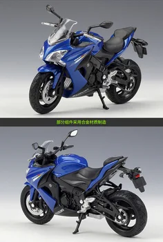 

WELLY 1/18 Scale Motorbike Model Toys 2017 SUZUKI GSX-S1000F Diecast Metal Motorcycle Model Toy For Gift,Kids,Collection