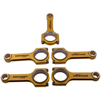 

H-Beam Titanizing Connecting Rods For Volvo C70 I MK I 1997-2005 Convertible 2.3 T5 Racing Conrods Bielle piston pin Balanced