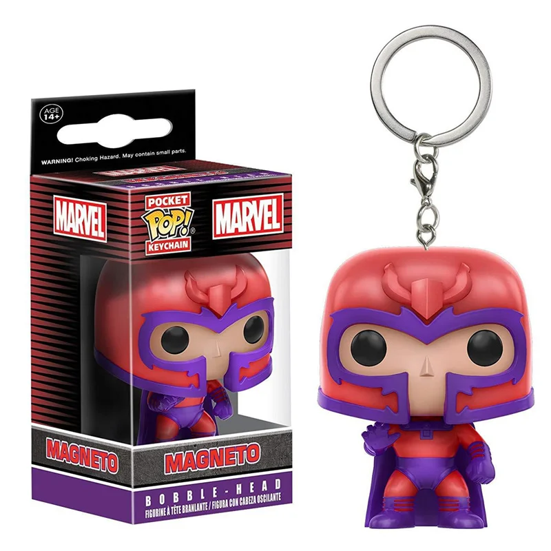 

Funko Pop Pocket Marvel X-Men Keychain Magneto Action Figure Toys